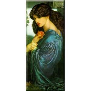   13x30 Streched Canvas Art by Rossetti, Dante Gabriel