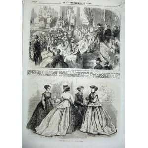   Paris Fashion 1866 Ceremony Crowning Rosiere Nanterre