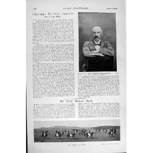  LORD BERESFORD DOWNS 1896 HORSE RACING SPORT LONGCHAMPS 