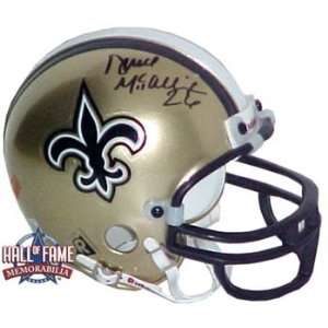 Deuce McAllister Autographed/Hand Signed New Orleans Saints Mini 