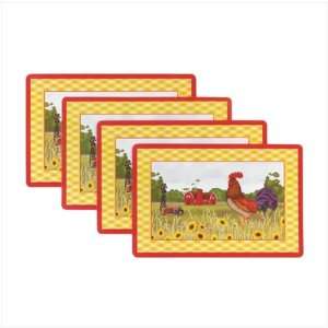  ROOSTER VINYL PLACEMATS 