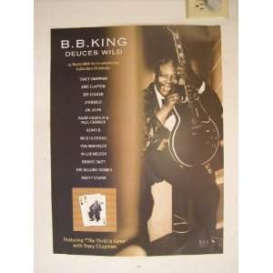 B.B. King Poster Deuces Wild BB B B