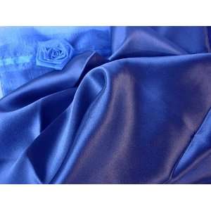  Royal Navy Blue 100% Mulberry Silk Charmeuse King Size 