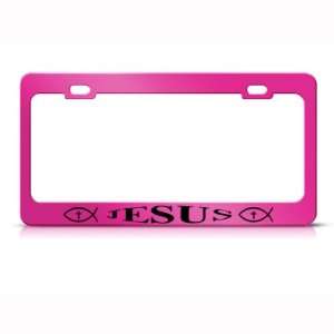   Christian Religious Metal license plate frame Tag Holder Automotive