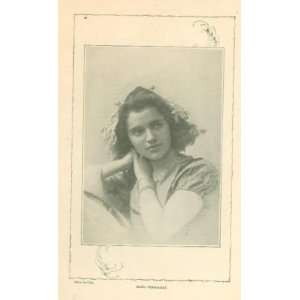  1898 Print Actress Bijou Fernandez 