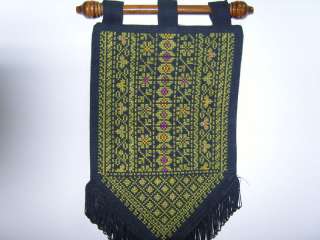 Palestinian embroidery handmade wallhanging,qabba desig  