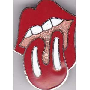  Rolling Stones Tongue Button Pin: Everything Else