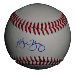  Michael Young Autographed ROLB Baseball, Texas Rangers 