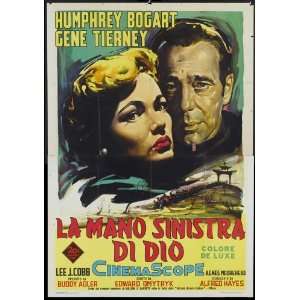 The Left Hand of God Poster Italian 27x40 Humphrey Bogart E.G 
