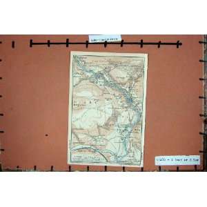  MAP BRITAIN BOLTON ABBEY RIDDINGS HAMBLETON STORITHS