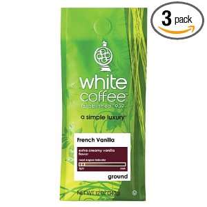 White Coffee French Vanilla (Ground): Grocery & Gourmet Food