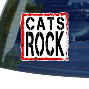  Cats Rock   Window Bumper Laptop Sticker: Automotive