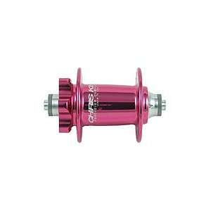    Chris King Front ISO Disc Hub, 28 hole Pink: Sports & Outdoors