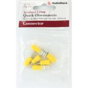    RadioShack Insulated Crimp Quick Disconnects