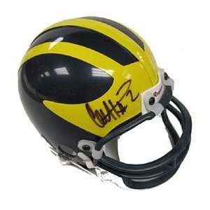  Charles Woodson Autographed/Signed Mini Helmet Sports 