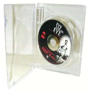  25 Single DVD Boxes   Clear Hard Plastic DVD Cases w 