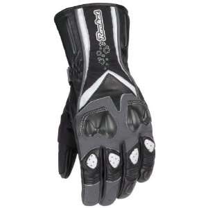  Joe Rocket Ladies Pro Street Glove Black/White/Gunmetal 