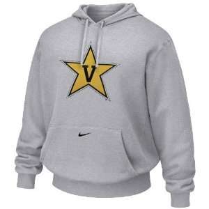  Nike Vanderbilt Commodores Ash Tackle Twill Logo Hoody 