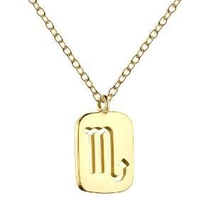  Marie Todd 18K Gold Vermeil Scorpio Necklace: Jewelry