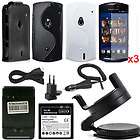 11 Accessory Battery Leather Case Charger For Sony Ericsson Xperia Neo 