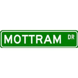  MOTTRAM Street Sign ~ Personalized Family Lastname Sign 