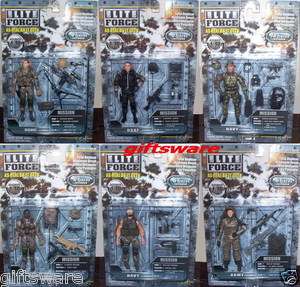 BBI Elite Force 1:18 U.S. Army Action Figures 6 Pack (Mint On Card 