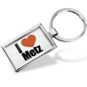  Keychain I Love Metz region: Moselle, Lorraine   Hand 