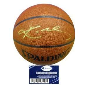  Kobe Bryant Autographed Indoor/Outdoor Basketball: Sports 