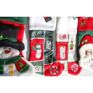Set of Four Patchwork Christmas Stockings 20 