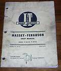 Massey Ferguson MF1100 MF1130 Tractor I&T Shop Service Manual MF 24