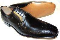 Mezlan 1266 Oxford Shoes for Men Black Leather 8.5M Retail Price $275 
