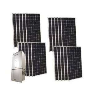   Solar 3,900 Watt Monocrystalline PV Grid Tied Solar Power Kit: Home