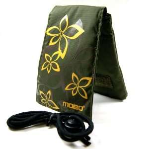 Mobo Army Green Smart Mobile Phone Fabric Carrying Purse 