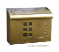 Arts & Crafts Mailbox Brass Copper and Nickel Mail box  