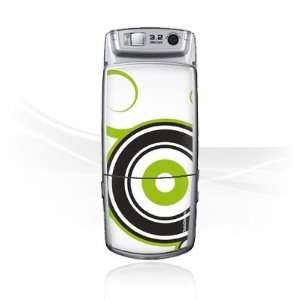  Design Skins for Samsung U700   Green Circles Design Folie 