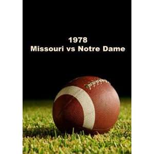  1978 Missouri vs Notre Dame   Football: Movies & TV