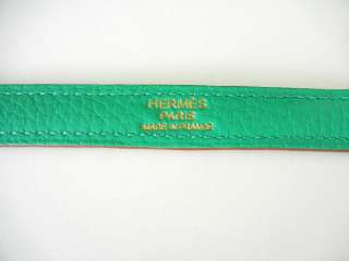 HERMES KELLY 35 Supple Bag MENTHE MINT gold hdwre NEW colour  