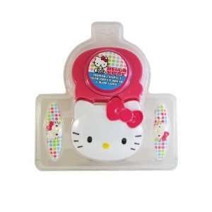  Hello Kitty Mirror Compact with Pop Up Brush & Hair Clips 