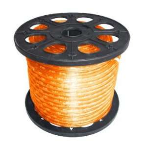    150 2 Wire 120 Volt 1/2 Orange Rope Light Spool: Home & Kitchen