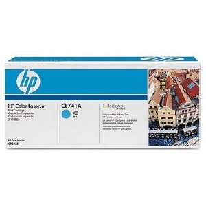  HP Part # CE741A OEM Cyan Toner Cartridge   7,300 Pages 