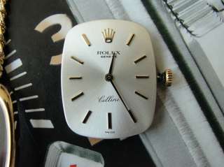 AUTHENTIC ROLEX WOMENS CELLINI 18K YELLOW GOLD 4305 MANUAL SERVICED 