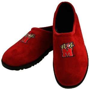 Maryland Terrapins Red Hushpuppy Clog Slippers:  Sports 