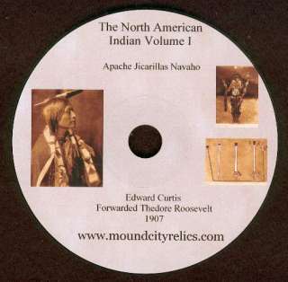 The North American Indian Vol. I Edward Curtis CD Book  