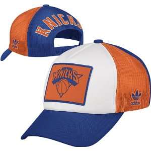   New York Knicks Foam and Mesh Trucker Snapback Hat: Sports & Outdoors