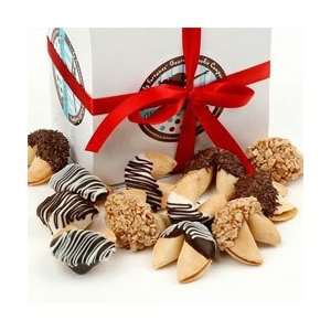 Gift Box of 12 Birthday Hand Dipped Gourmet Fortune Cookies