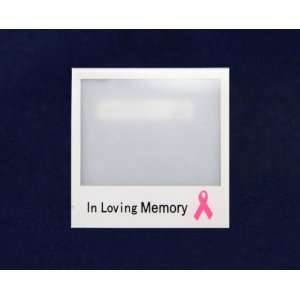  Pink Ribbon Photo Pin  In Loving Memory (25 Pins 