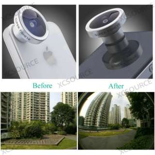 185° Fisheye Lens For Apple ipad iPhone 4 4S 4G Camera Laptop HTC 