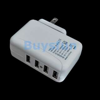 Port USB to AC Wall Charger Adapter ipod Touch 3 4 4G  