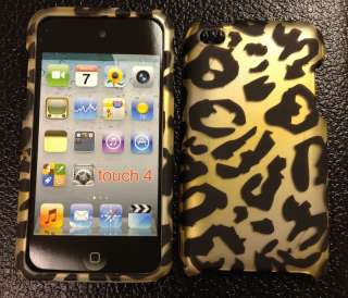 iPod Touch 4G 4th Gen Brown Cheetah Hard Case Cover  