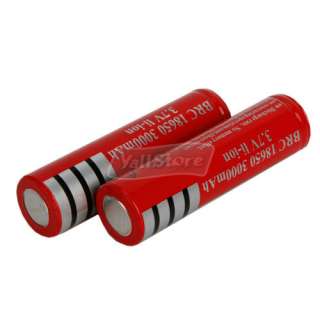 Camera Toy 3.7V 18650 3000mAh Rechargeable Battery  